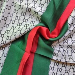 Luxury Large Printed Silk Stole Palestine