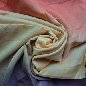 Luxury Large Printed Silk Stole Sunset