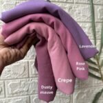 Pastel Purples – Georgette Stole Bundle (4 Colors)