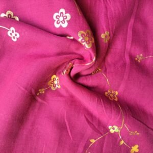Premium Lawn Hijab Pink Gold