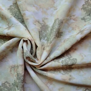 Printed Square Scarf Butter Scotch