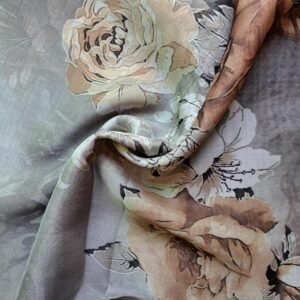 Printed Square Scarf Dusty Rose