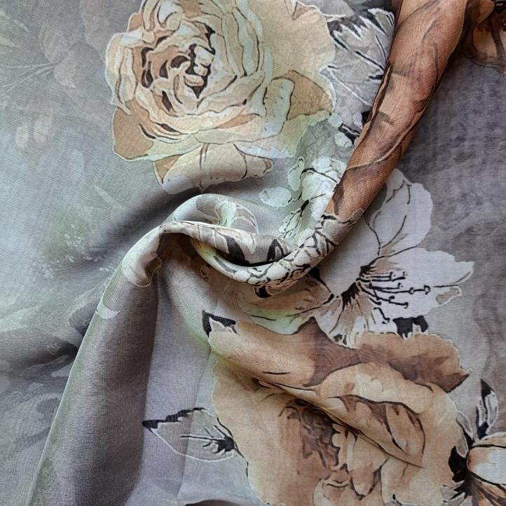 Printed Square Scarf Dusty Rose Printed Square Scarf Dusty Rose