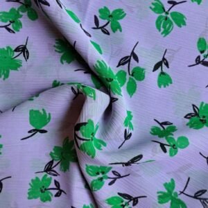 Printed Square Scarf Lilac Clover