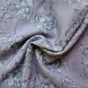 Printed Square Scarf Lilac Floral