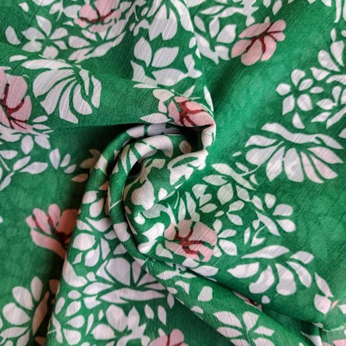 Printed Square Scarf Lucky Green Printed Square Scarf Lucky Green