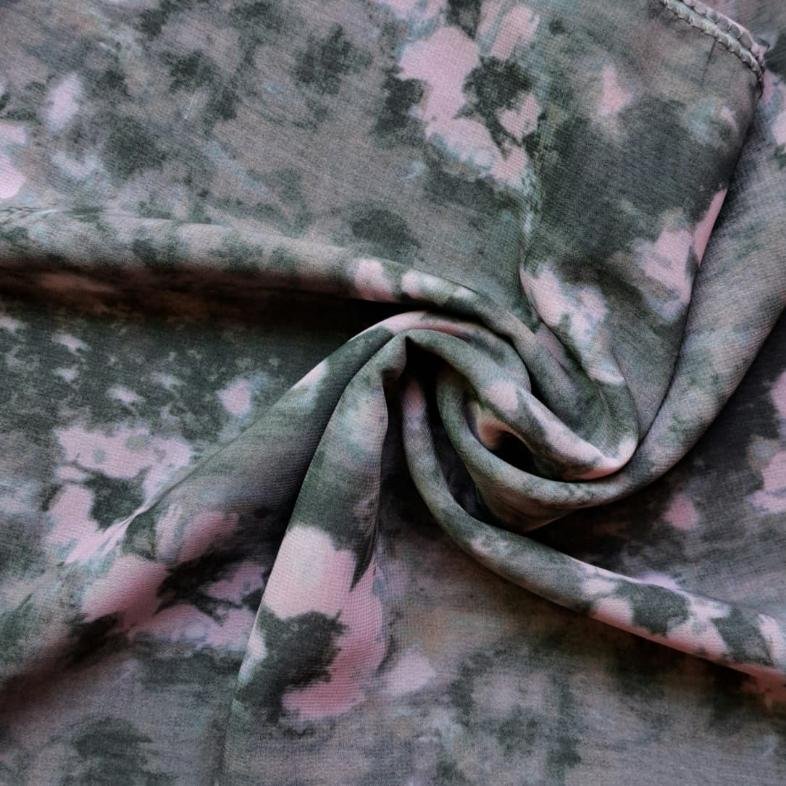 Printed Square Scarf Orchid Printed Square Scarf Orchid