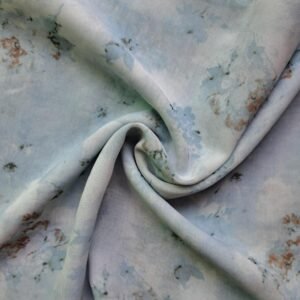 Printed Square Scarf Sky Blue