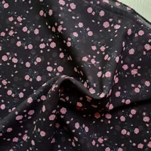 Printed Square Scarf Spring Rose