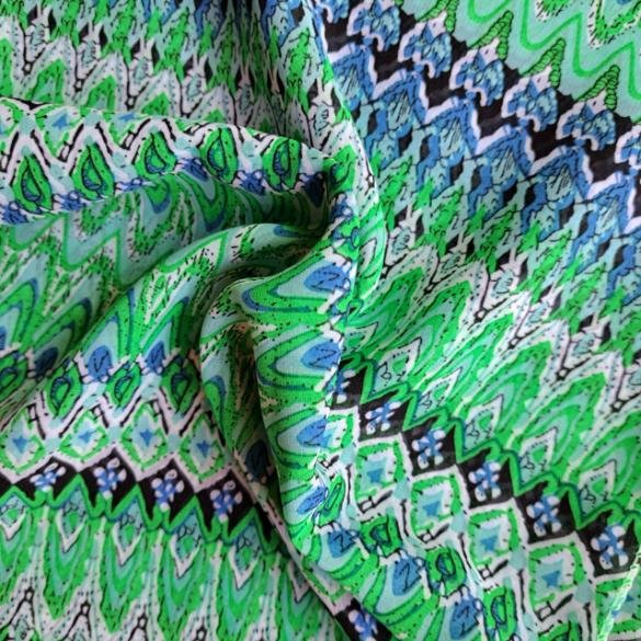 Printed Square Scarf Tropics Printed Square Scarf Tropics