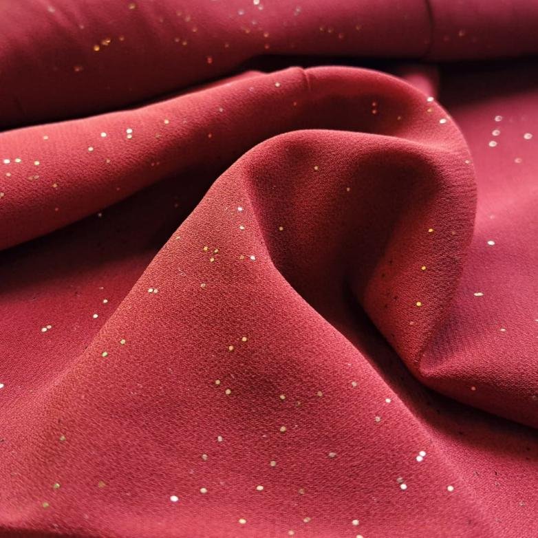 Starry Night Chiffon Stole Maroon Starry Night Chiffon Stole Maroon