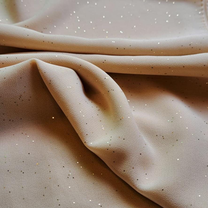 Starry Night Chiffon Stole Cream Starry Night Chiffon Stole Cream