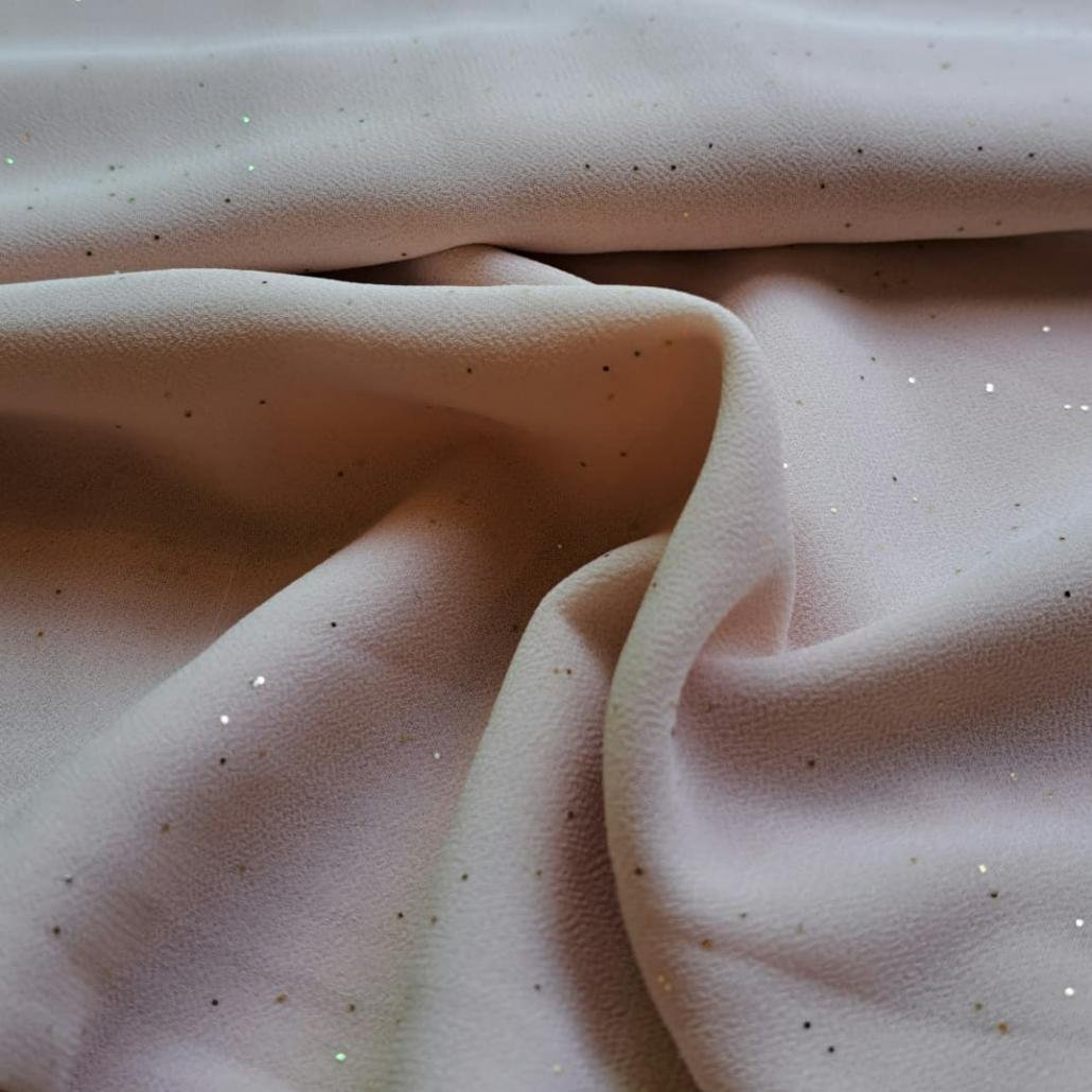 Starry Night Chiffon Stole Baby Pink Starry Night Chiffon Stole Baby Pink