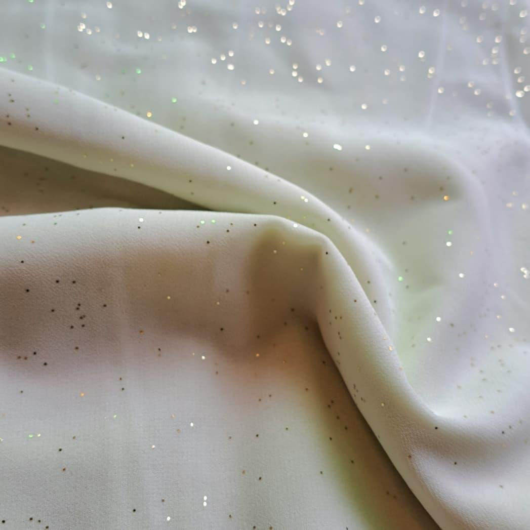 Starry Night Chiffon Stole Pearl Starry Night Chiffon Stole Pearl