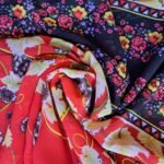 Printed Square Hijab Inferno