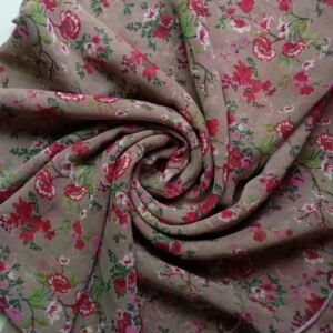 Printed Square Hijab Cinnabar