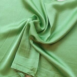 Plain Silk Scarf Green