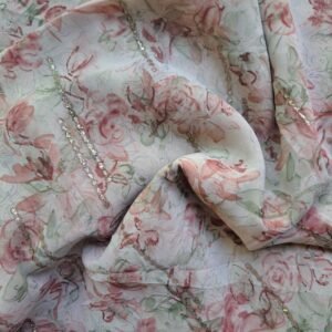 Printed Square Scarf Floriferous
