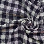 Printed Square Scarf Graphic Grid