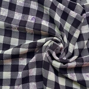 Printed Square Scarf Graphic Grid