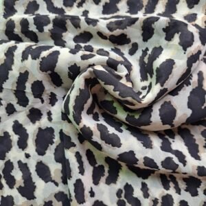 Printed Square Scarf Leopard