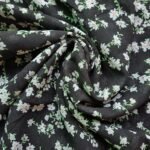 Printed Square Scarf Peony Blossom