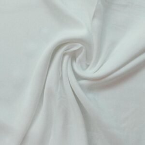 Plain Silk Scarf White
