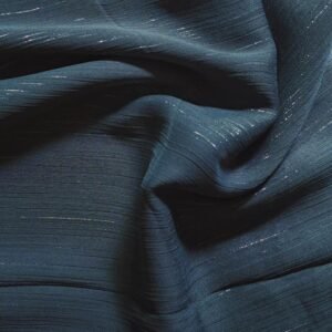 Lurex Silver Glitter Stole Teal water