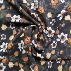 Printed Square Scarf Botanical Canvas