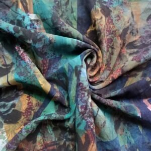 Printed Square Scarf Color Cascade