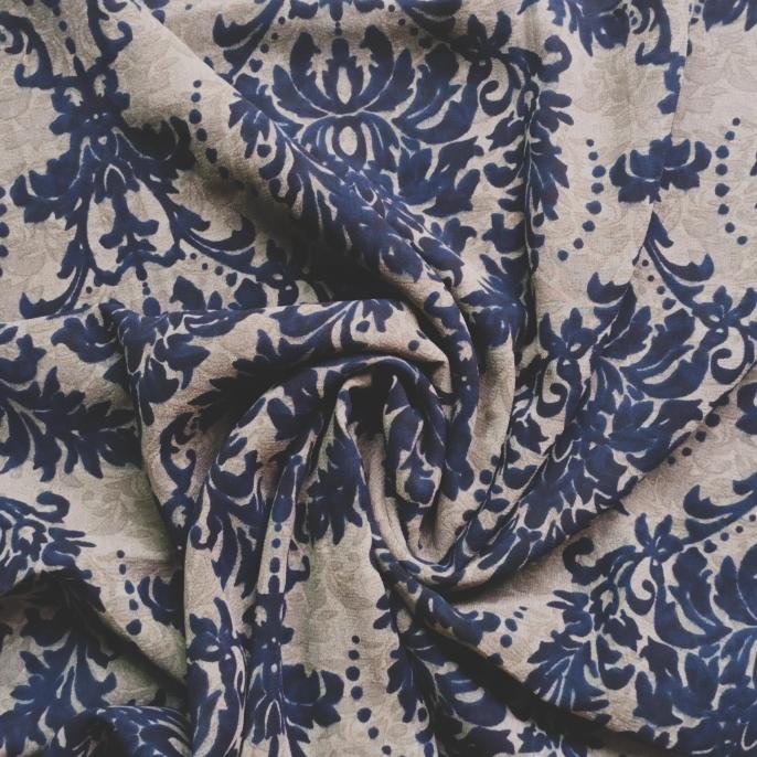 Printed Square Scarf Floral Tapestry Printed Square Scarf Floral Tapestry