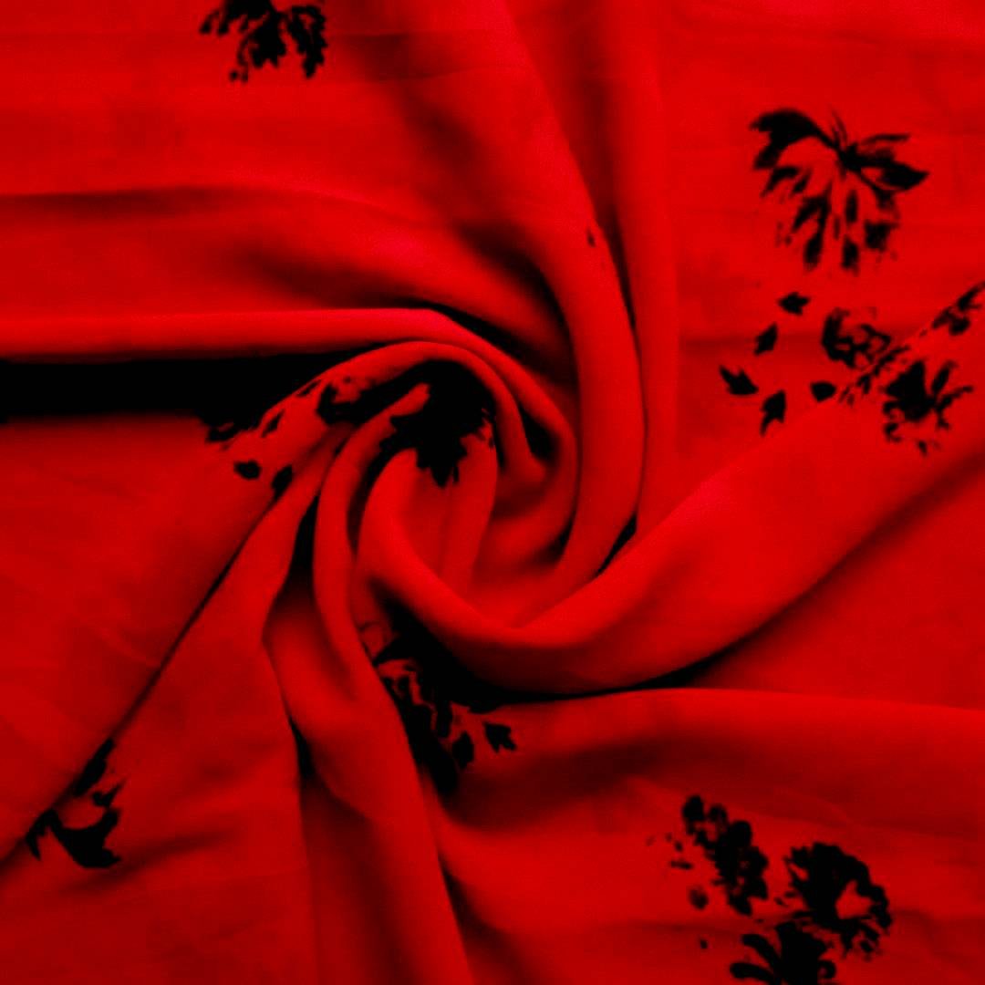 Printed Square Scarf Jardin Luxe