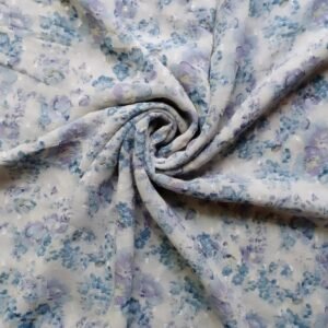 Printed Square Scarf Misted Garden