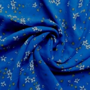 Printed Square Scarf Mono Flora 2