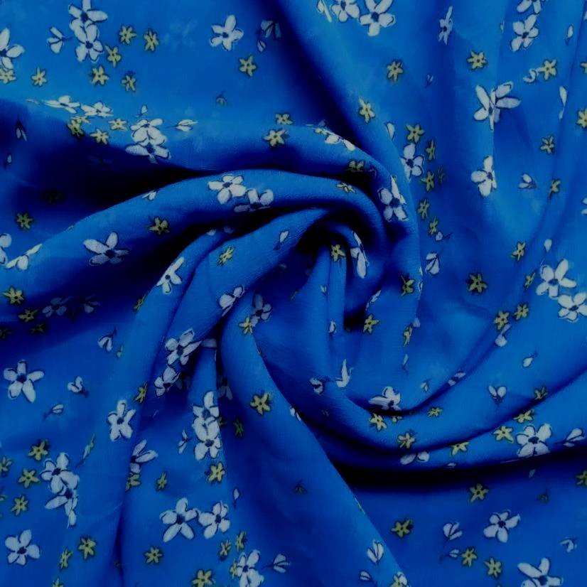 Printed Square Scarf Mono Flora 2