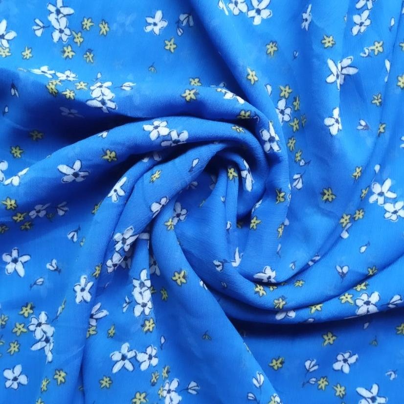 Printed Square Scarf Mono Flora Printed Square Scarf Mono Flora
