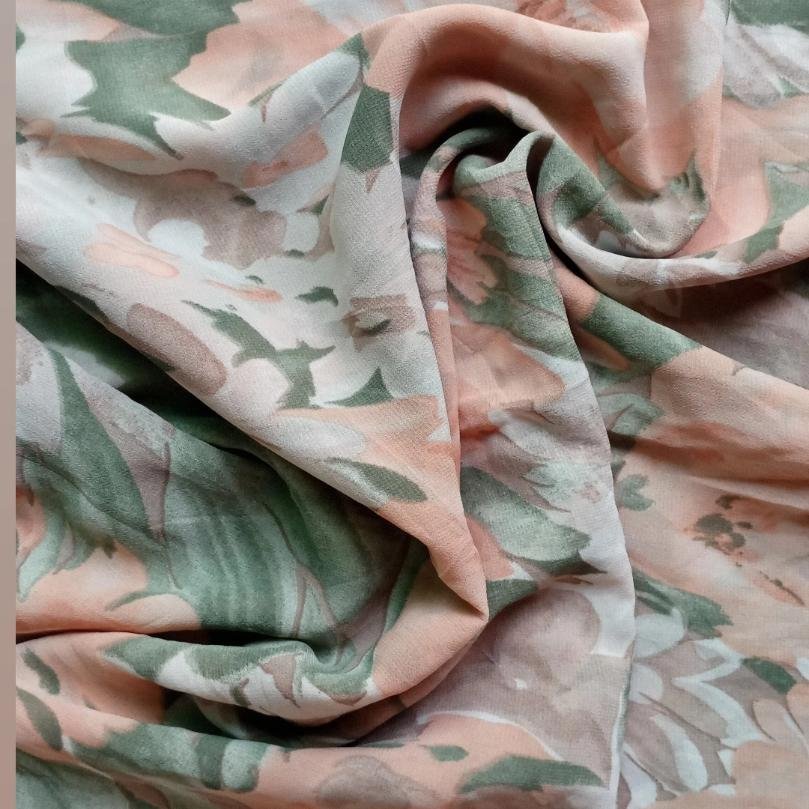 Printed Square Scarf Prairie Blossoms Printed Square Scarf Prairie Blossoms
