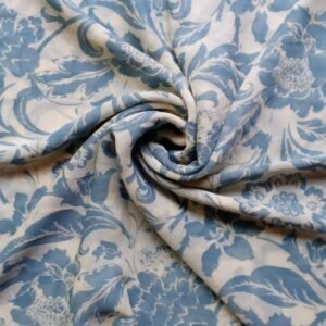Printed Square Scarf Pressed Petal