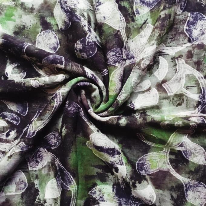 Printed Square Scarf Quiet Storm Printed Square Scarf Quiet Storm