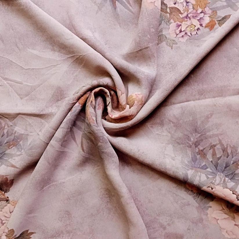 Printed Square Scarf Shadow Rose Printed Square Scarf Shadow Rose