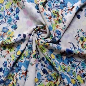 Printed Square Scarf Wilted Charm