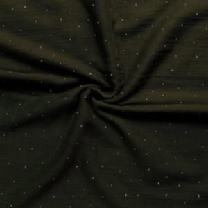 Turkish Lawn Summer Breeze with Diamante Dark Olive