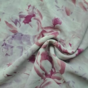 Printed Square Scarf Water Lilly