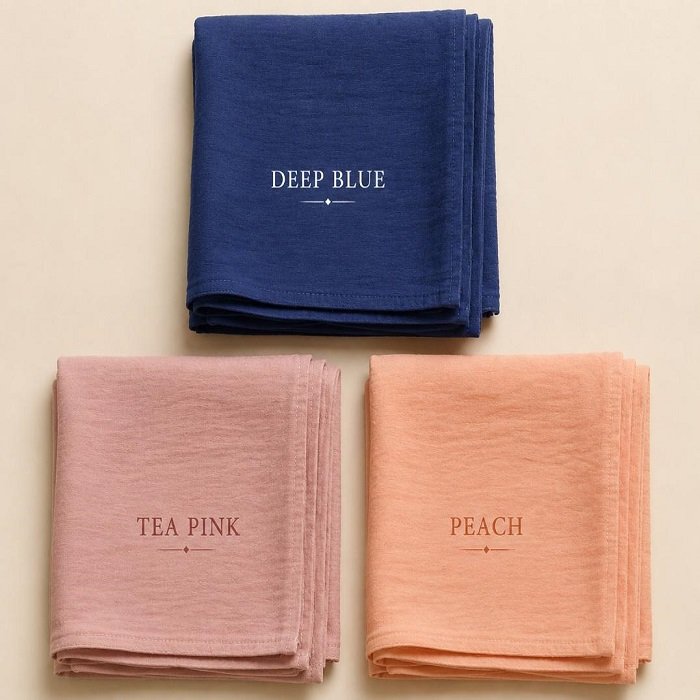 Turkish Poplin Scarves Harmony Set Turkish Scarves Harmony Set
