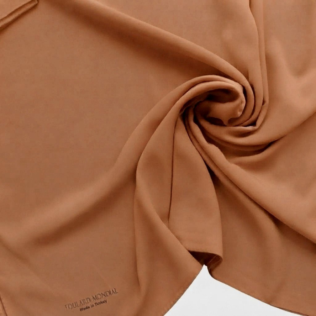 Silk-Touch Matte Scarf Antique Brass