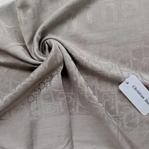 Christian Dior Silk Cashmere Scarf Latte