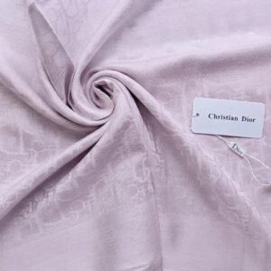 Christian Dior Silk Cashmere Scarf Pale Pink