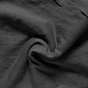 Crinkle Crepe Lawn Hijab Charcoal Grey
