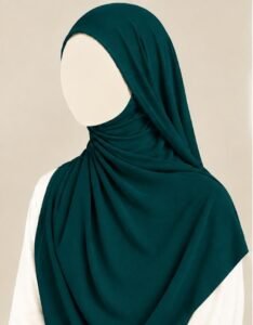 Stretch Jersey Hijab Dark Teal