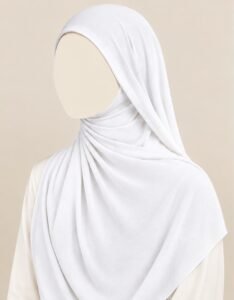 Jersey Hijab white